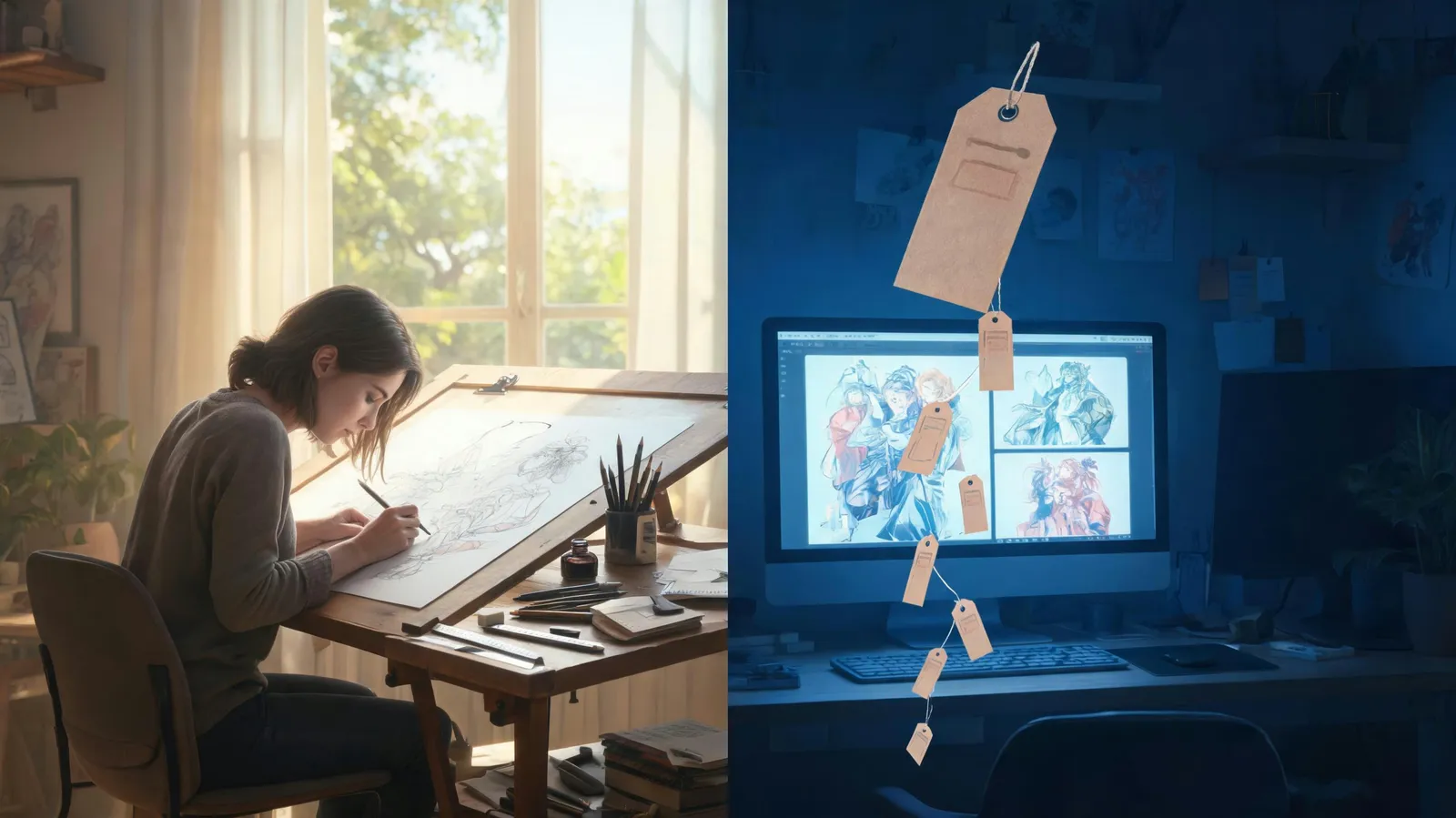 AI's Creative Disruption: How Automation Is Reshaping Jobs, Workflows, and Rights in the Creative Economy