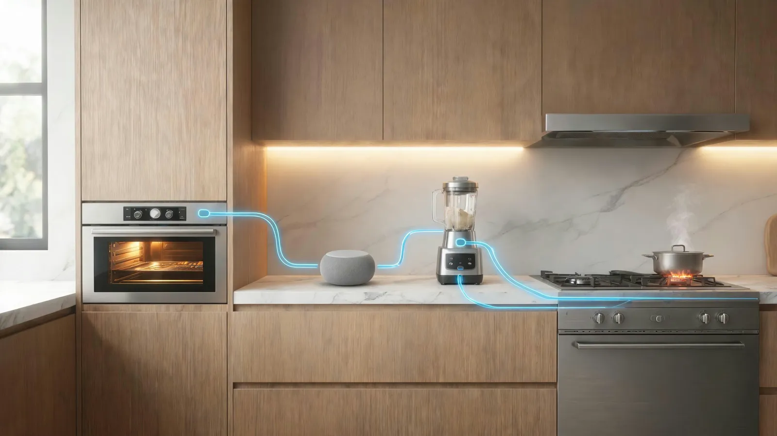 From Fridge Sensors to Voice Commands: Building a Fully Connected Kitchen
